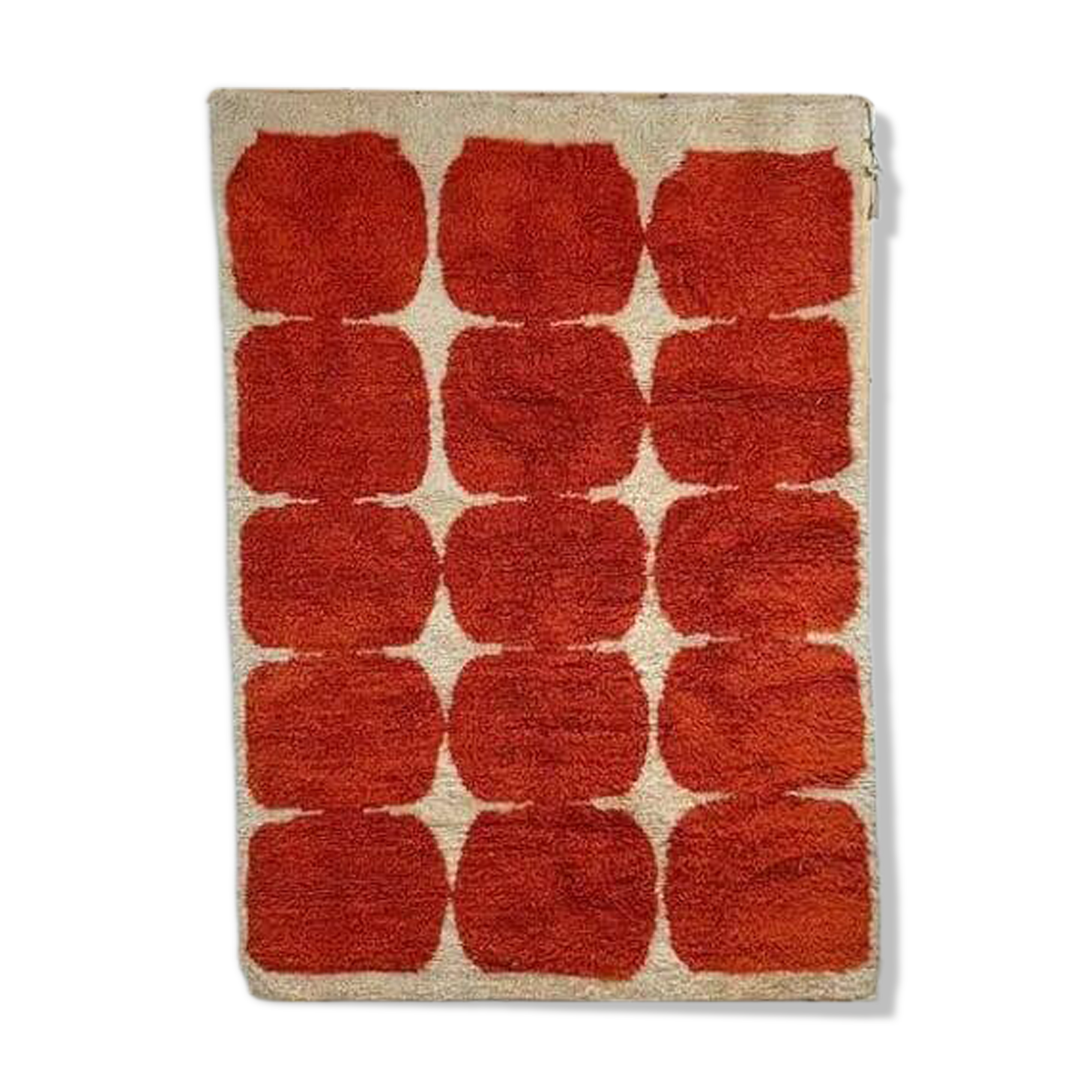 Handmade traditional pure wool rug size 2/3 m
