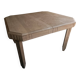 Renovated Art Deco dining table with extension.