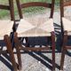 8 chaises paillées anciennes