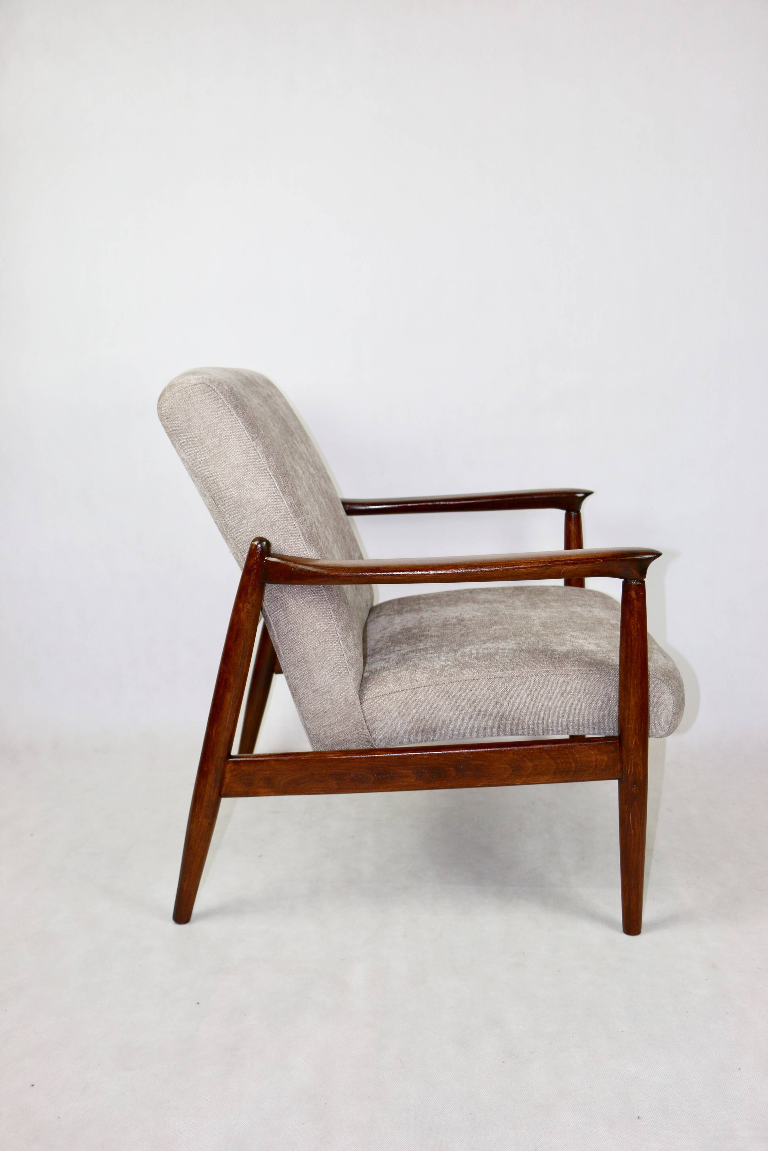 Beige GFM-64 Armchair attributed to Edmund Homa, 1970s