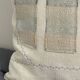 Cushion in old canvas Kilim style
