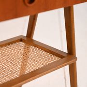 1950s Scandinavian teak bedside table