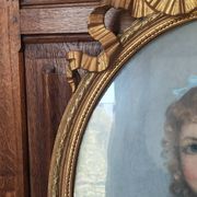 Framed 19th-century pastel