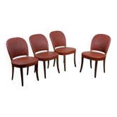 Chaises de Café attribuées à Otto Schultz pour AB Boet, 1930s, Set de 4