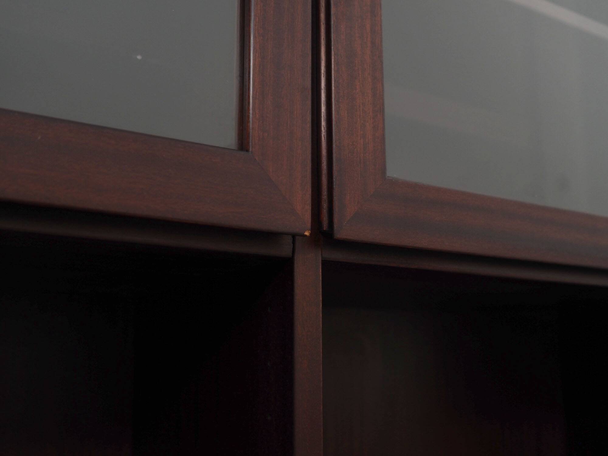 Mahogany bookcase, Danish design, 60's, production: Omann Jun