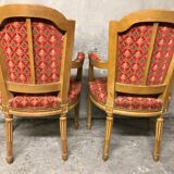 Pair of armchairs Louis XVI