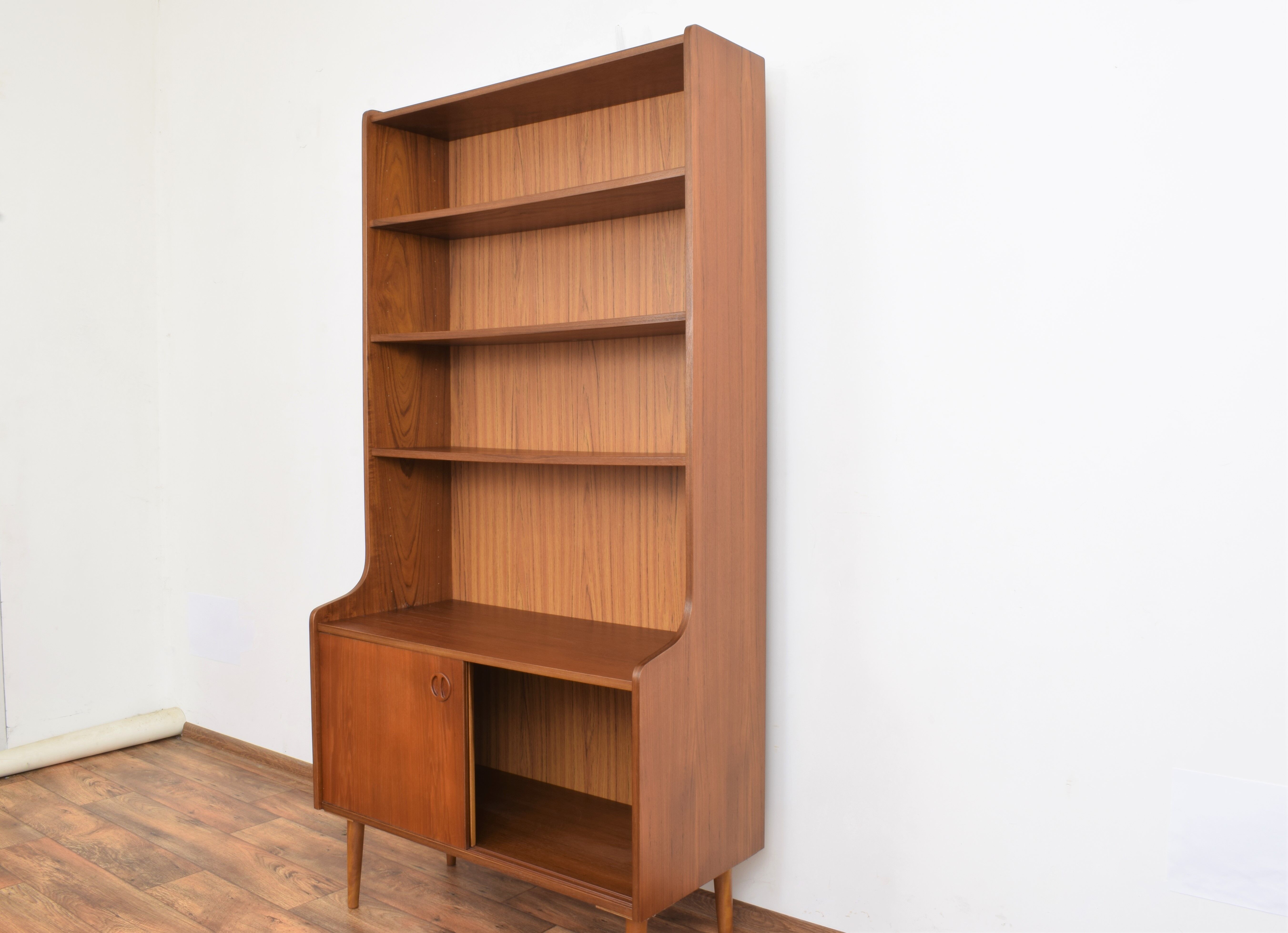 Mid-Century Swedish Teak Bookcase from Royal Board, 1960s.