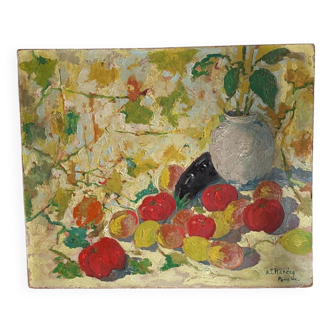 Still life oil painting