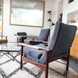Pair of 50s steiner armchairs