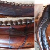 Meridian Louis Philippe in solid mahogany 19th era