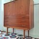 Vintage Teak Secretary Furniture, Antique Desk