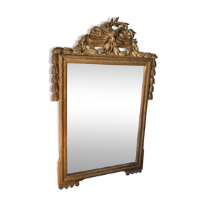 Miroir avec cadre doré