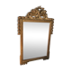 Mirror with gold frame