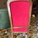 Lot of red velvet Voltaire armchairs