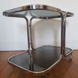 Metal and glass coffee table