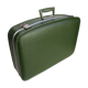 Green vinyl air hotesse -vintage