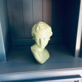Buste en plâtre peint d'origine