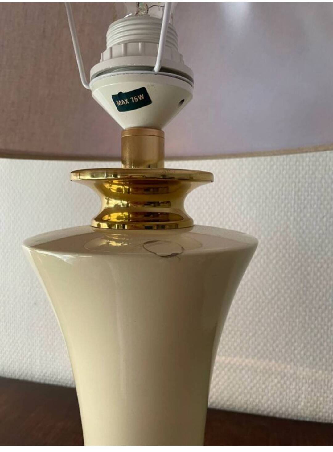 Pair of lamps "the Dolphin"