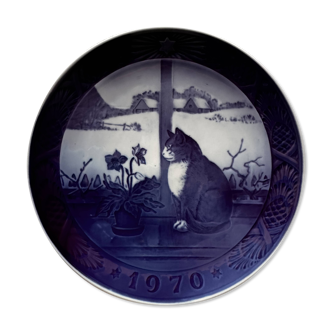 1970 Christmas plate in porcelain from Royal Copenhagen