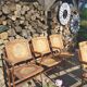 Strapontins ancien en bois