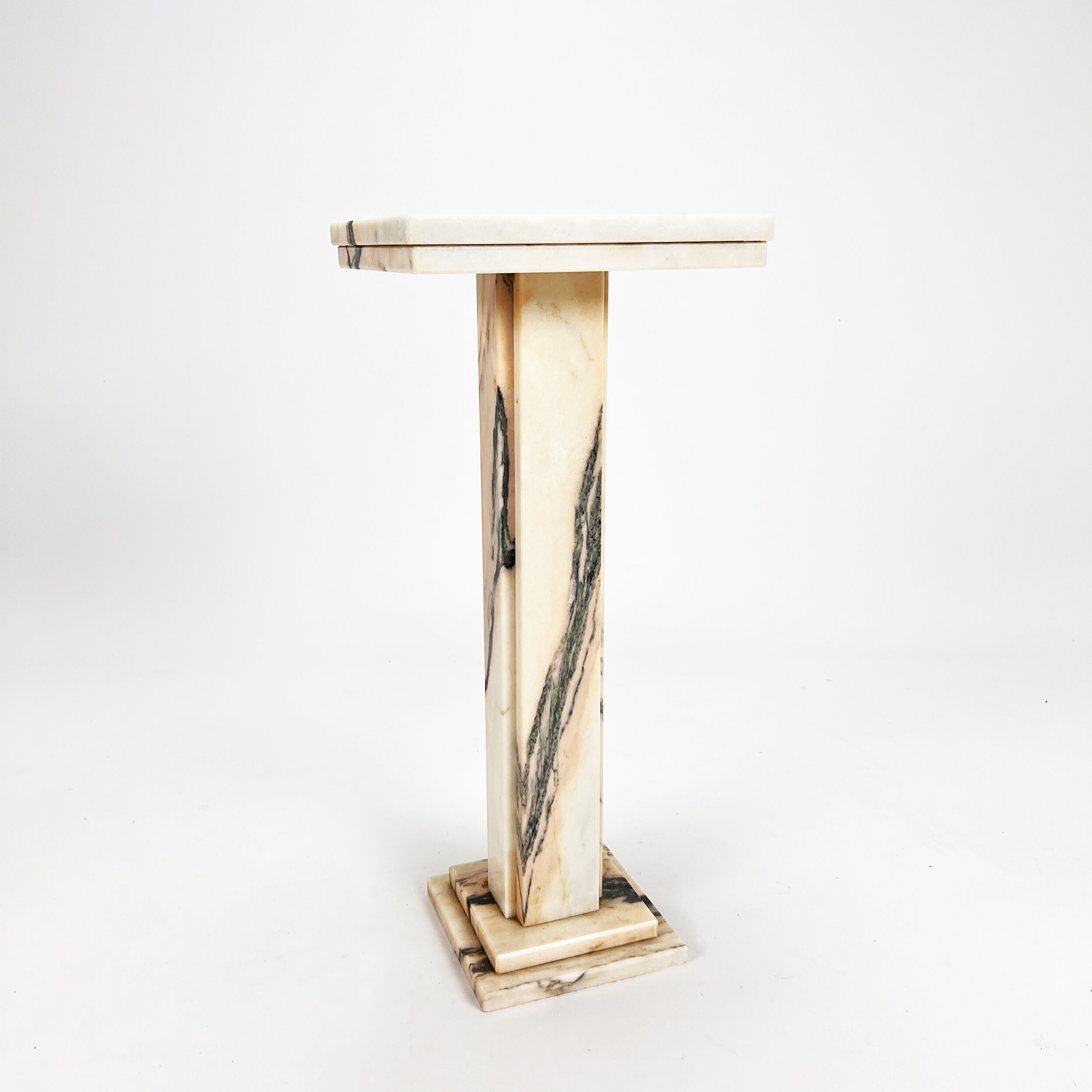 Vintage marble plant stand, 1960s