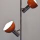 Space age floor lamp with 2 spots by Hustadt Leuchten, Germany, circa 1970.