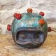 Glazed raku head