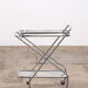 Vintage trolley nice chrome or bar cart, 1960 France.