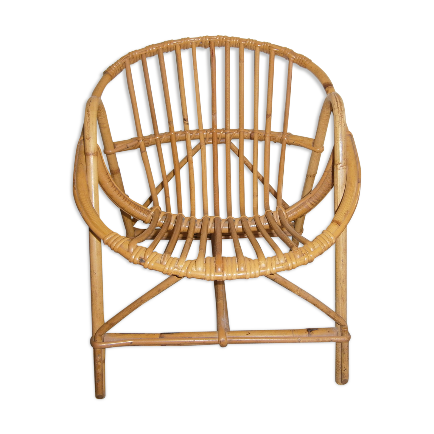 Child rattan armchair