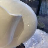 Georges dreyfus earthenware bouquetier with floral wall decoration