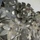 Vintage Mexican metal large mirror