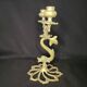 Pair of Koi Fish Candle Holder Solid Brass