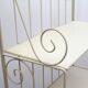 1950s shelf in metal Shabby Chic