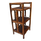 Small rattan bedside table/cabinet