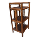 Side table, rattan bedside table