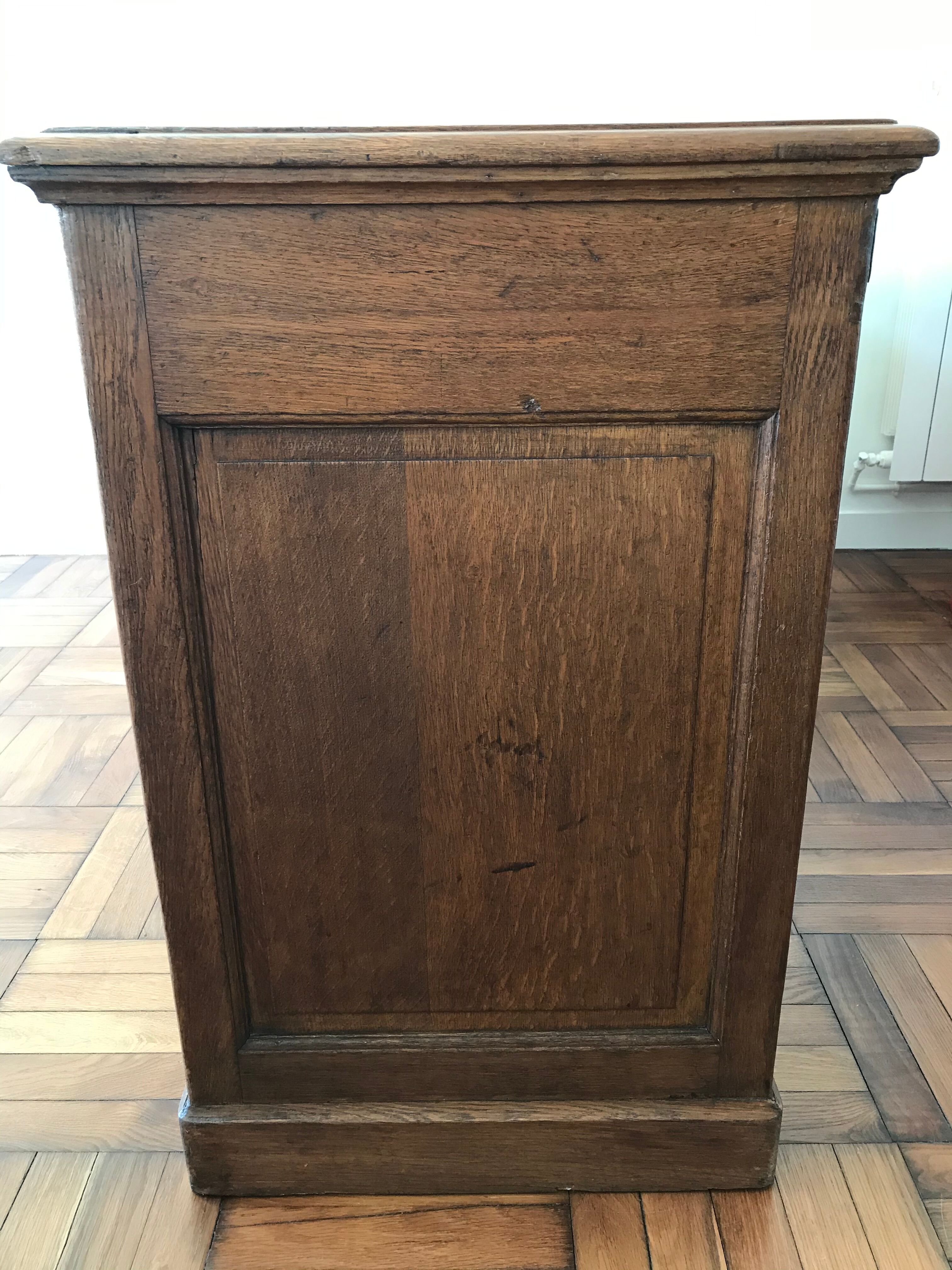 Oak haberdashery counter