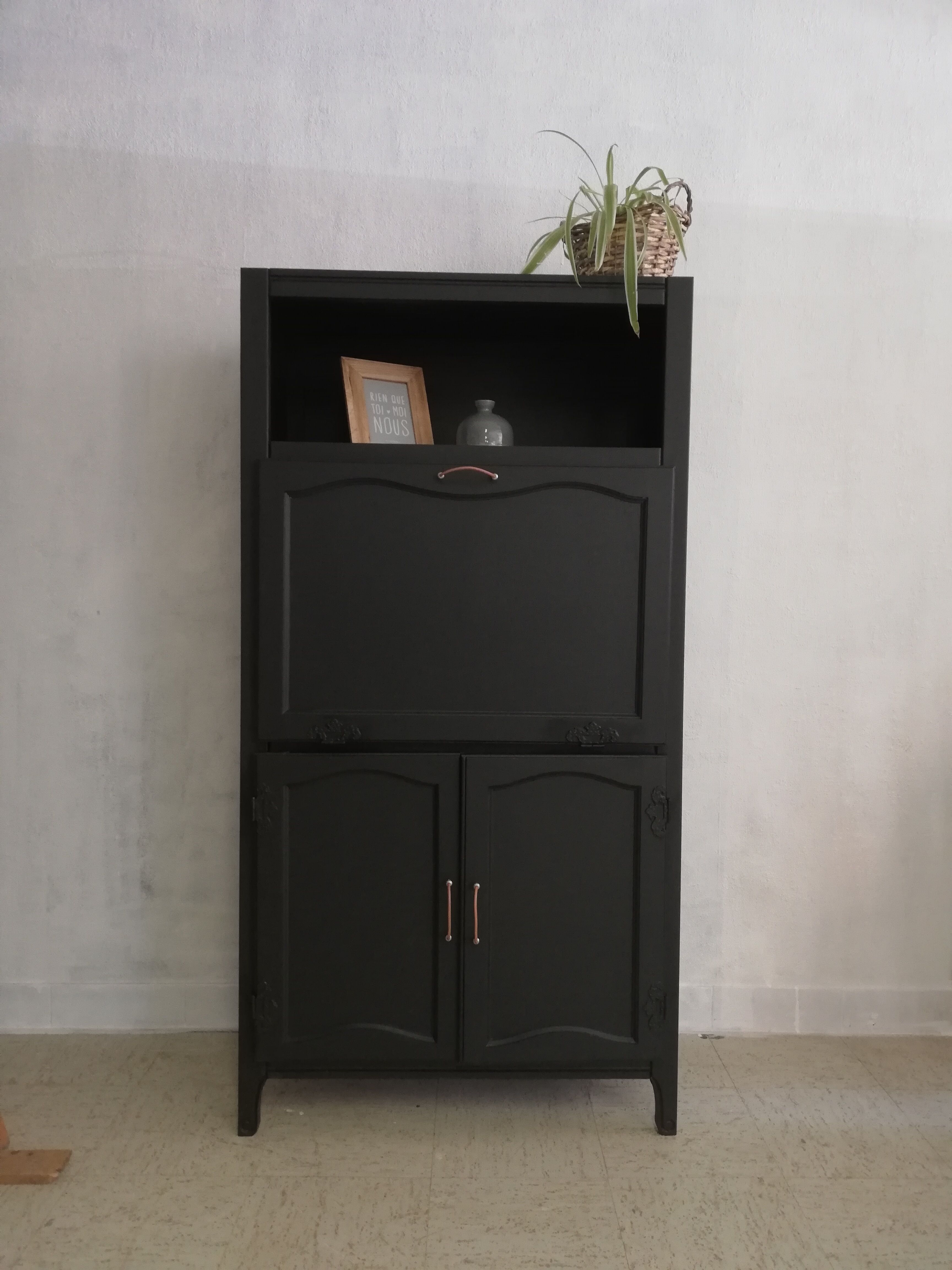 Revamped vintage writing desk