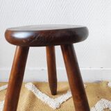 Vintage tripod stool pair