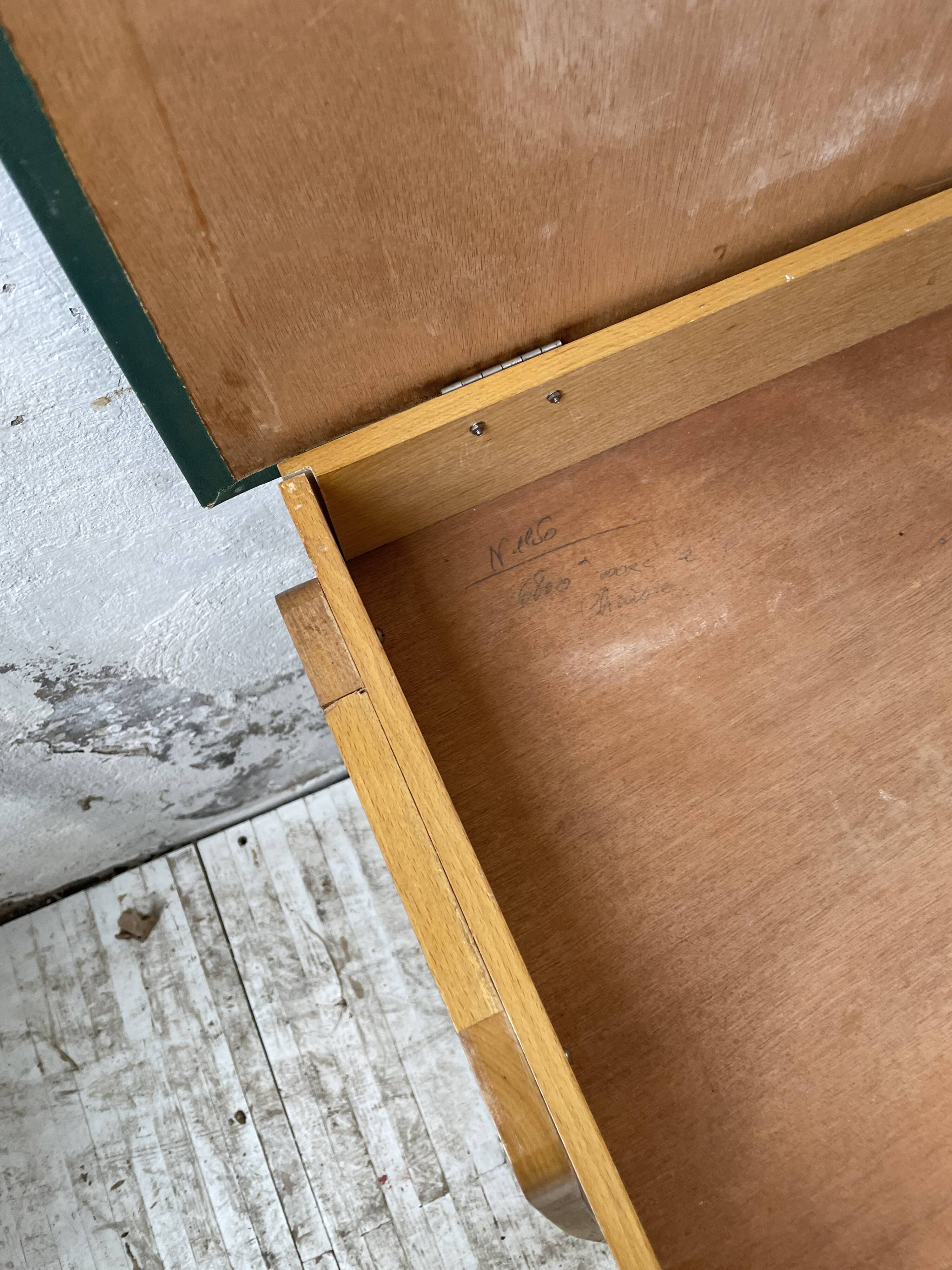 Bureau et chaise enfant pieds compas