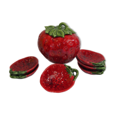 Barbotine strawberry service