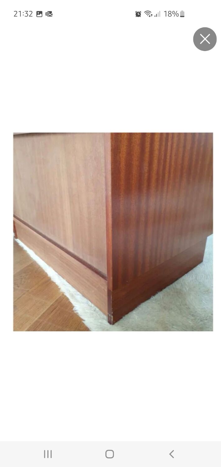 Commode basse style marine