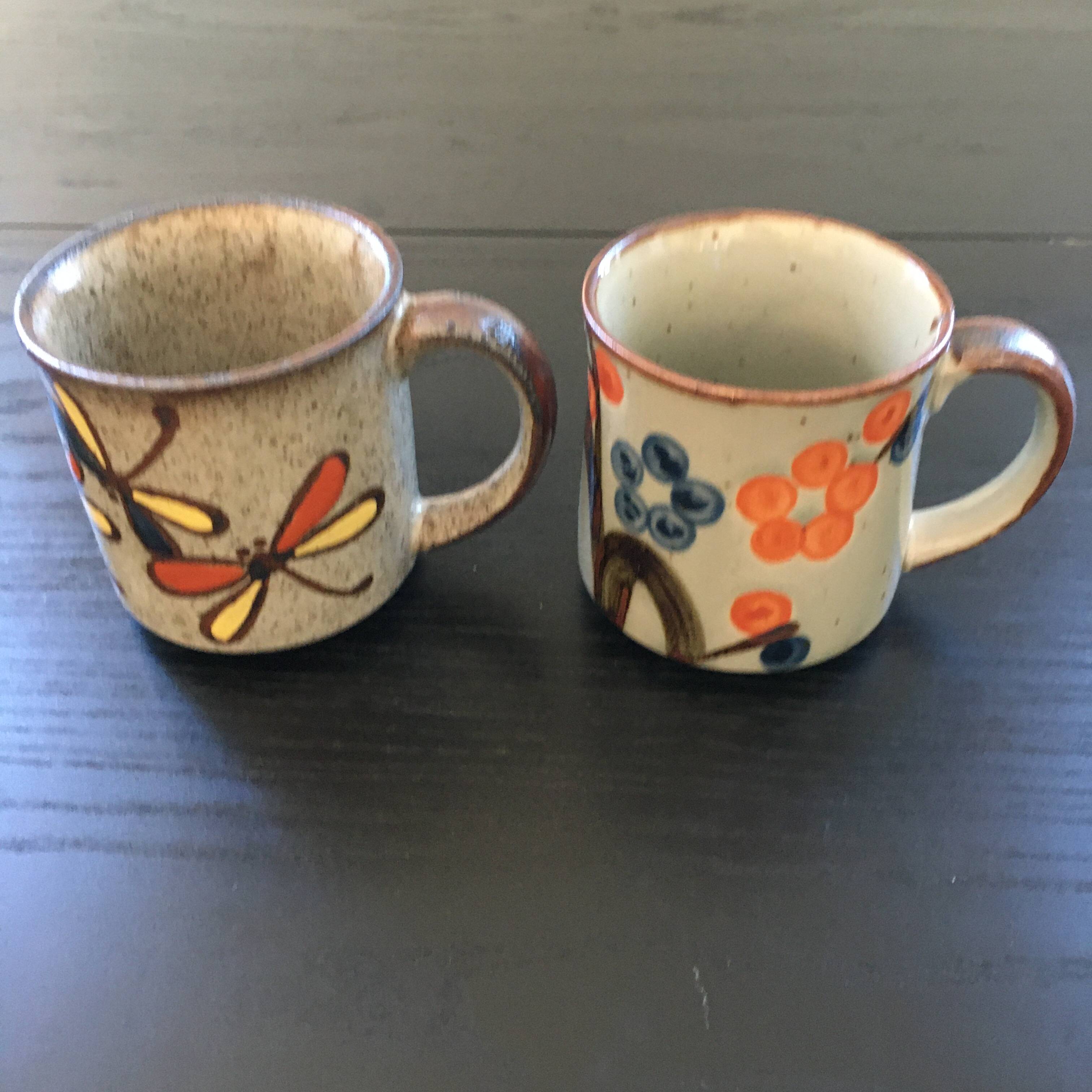 Pair of Scandinavian mugs