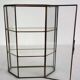 Vitrine Murale Vintage Verre Et Laiton
