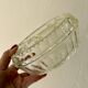Beurrier vintage en verre à décor de vache