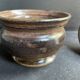 Terracotta sugar bowl signed Jean Marais - Vallauris