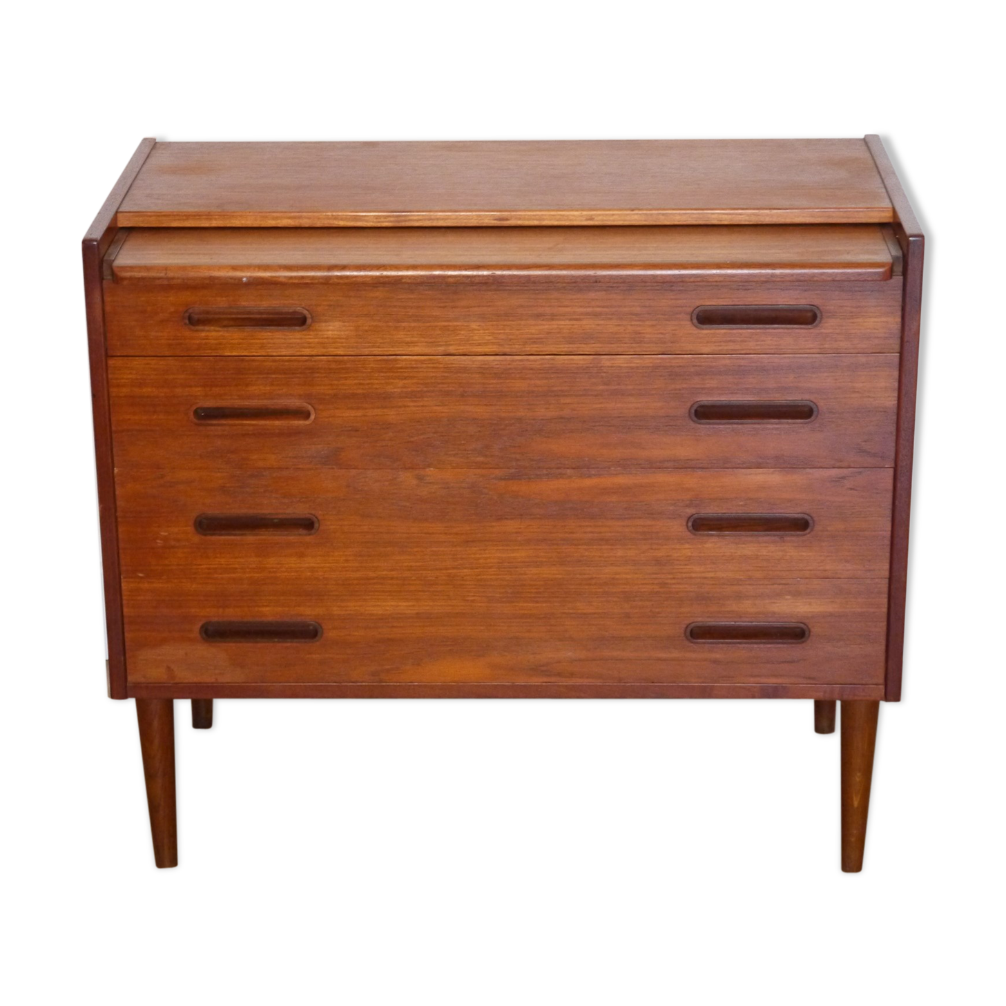 Scandinavian vintage chest of drawers in teak