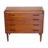 Scandinavian vintage chest of drawers in teak