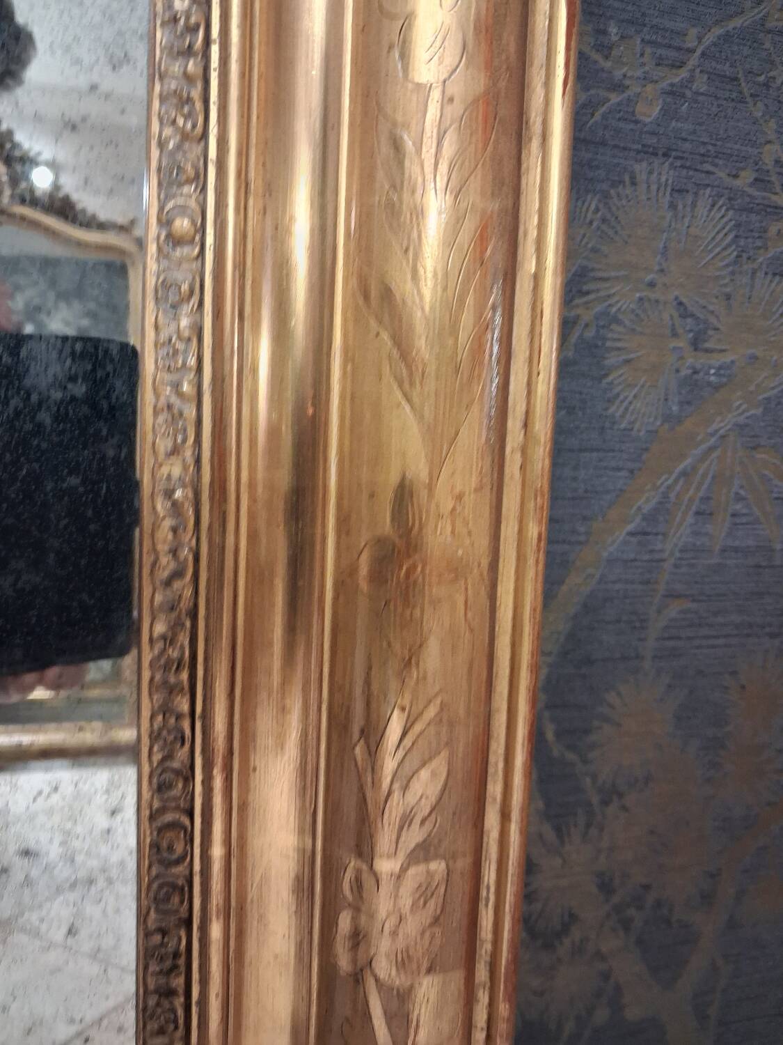 Louis Philippe period mirror 132 x 97