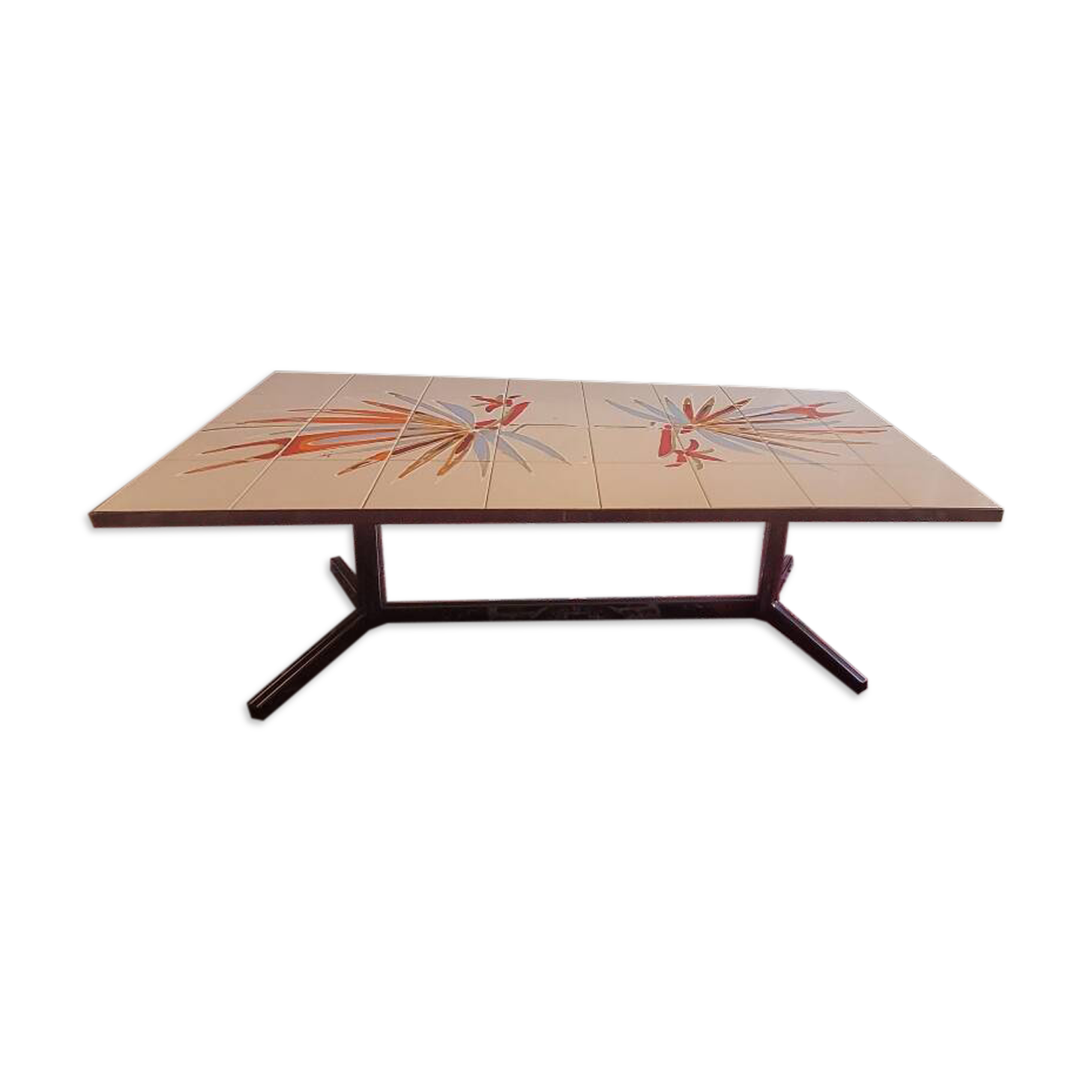 Vintage coffee table ADRI – decorative ceramic – 1960s/70s