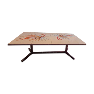 Vintage coffee table ADRI – decorative ceramic – 1960s/70s